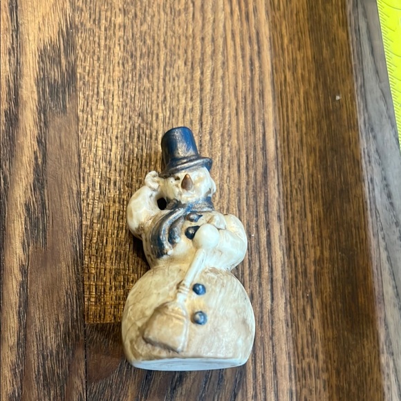 Tim Holtz Blue and Cream Holiday Figurine Set - Picture 8 of 9